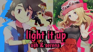 ash x serena AMV amourshipping❤😍