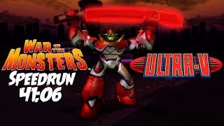 War of the Monsters (Ps2) ULTRA V - Any% Glitches - Speedrun 41:06 HARD MODE