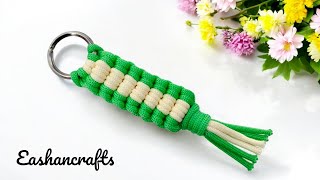 Macrame Keychain | DIY Llaveros en Macramé | Paracord Macrame Keychain Tutorial