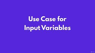 11.  Input Variables   Parameterize your Terraform Configuration to make it re usable