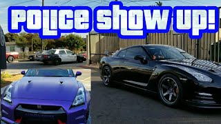 POLICE SHOW UP! Jay's 2016 AimGain GT-R!