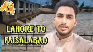 Lahore To Faisalabad in Bike🏍 Full Vlog|| Travelling Vlog| || Imran Bhai