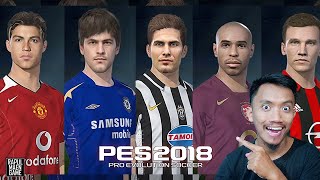 REVIEW PEMAIN DAN TIM LEGEND/KLASIK DI PES 2018 OP-04 PATCH V1 - PES 2018 PC GAMEPLAY