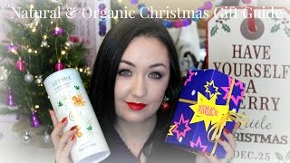 Natural and Organic Beauty Christmas Gift Guide