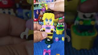 Change Power Up Suit To Princess Peach Bee #lego #viral #mario #asmrsounds