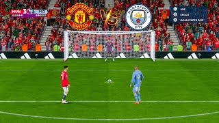 Machester United vs Manchester City | Fernandes vs Haaland | SUPER CUP2024 | Penaltyshootout | FC24