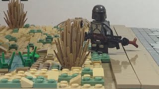 Building Lego Star Wars The Mandalorian Nevarro Part 1