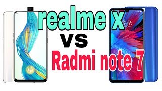 Radmi note 7 vs realme x speed test and camera comparison / Krrish tech