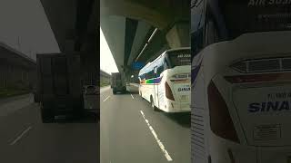 BUS SUNAR JAYA MELESAT ARAH JAKARTA #huntingbus #sinjay #shortviral#busmania