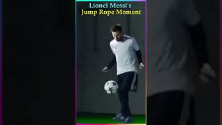 Leonel Messi Jump Rope Challange Moments #shorts #messi #football #argentina #psg