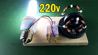 Awesome Generator Free Energy Self Running Using By Magnet 100%