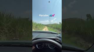 Hyryder in farmland #shorts #hyryder #toyotahyryder #grandvitara #newcar #toyota #hybrid