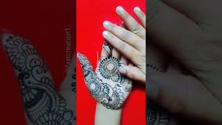 Beautiful reverse mehndi।।amazing front hand mehndi।। latest mehndi front hand🥰❤