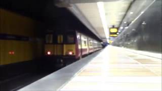 Class 314207 and 314213 pass through Argyle Street for the LAST time.