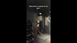 Alone in the Gym IG: nihad_sdt #funny #gymhumor #gymbesties #motivation #acrobatics