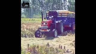 Swaraj 855 FE with loaded trolley