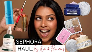 Sephora Haul,Try On & Reviews - Makeup & Skincare for (VERY) dry skin!