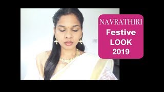 DIWALI FESTIVE LOOK 2019 |BEGINNER MAKE UP+ HAIRSTYLE |  |STARNATURALBEAUTIES