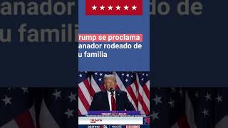 TRUMP CELEBRA ACOMPAÑADO DE TODA SU FAMILIA