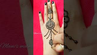 😍🌿Simple jewellery mehndi design😊 🌿//subscribe for more designs #shorts