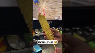 Patato spiral 🤩😍 delicious 😋 #shorts #youtube #viral