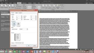 How To Add Margin, page orientation, size, columns In Ms Word 35