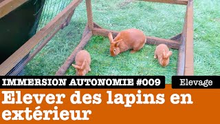 Immersion Autonomie : élever ses lapins à l'extérieur en enclos mobiles (3/3)