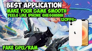 BEST APPLICATION!! make your phone smooth like iphone/ fakeCPUANDRAM