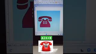 telephone kaise banye || #msword #viralvideo #shortvideo #shortsfeed #reels #shortvideo #computer