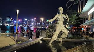 Bruce Lee Statue in Hong Kong