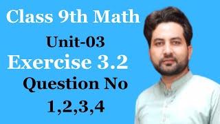 Class 9 math exercise 3.2 question number 3 | Class 9th math | Ex-3.2 | Q.No 1,2,3,4 | Unit No 3 |