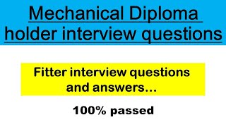 Mechanical maintenance interview questions and answers || MT with Ali Raza..