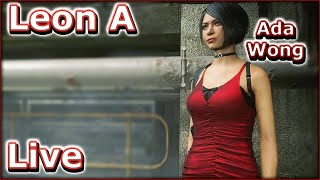 Resident Evil 2 Remake Leon A First playthrough part 2 Ada in her hot red dress is back