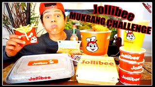 Jollibee $50 Dollars Mukbang Challenge | Under 10MIN