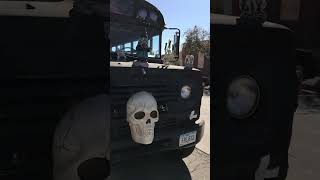 THE BONES FAMILY VACATION BUS TRIP #shorts #halloween #funny #skeleton #family #roadtrip #youtube