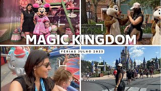 NOSSO DIA MAGIC KINGDOM   DIA DE PARQUE    FERIAS 2023