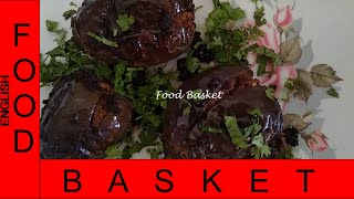 Bharwan Baingan | Bharwan Baingan recipe in English | Stuffed Brinjal recipe in English