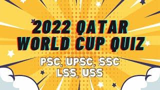 2022 ഖത്തർ ലോകകപ്പ് ക്വിസ് | Qatar FIFA World Cup PSC Detailed Class and Quiz Questions | Mr Padippi