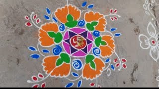 Sankranti Special| Beautiful And Colorful Rangoli| Pongal 2021