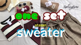 One set atasan sweater