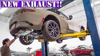 Installing this Good Win Racing exhaust TRANSFORMED my ND3 Miata!