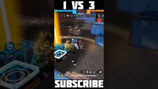 1vs3 #freefire #freefirebrasil #shorts #sorts #shortfeed #india #mc  #viralvideo @albumcreations5437