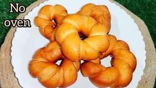 [No oven]Make this amazing pastry bun with an easy method,very tasty that you make this again &again