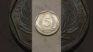 East Caribbean States 2010 5 Cents Coin #shorts