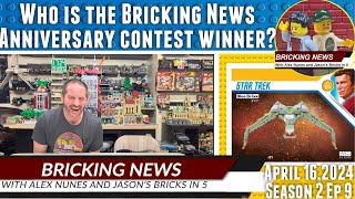 Bricking News | Apr 16, 2024 |  Bricking News Anniversary Contest winner plus  no more food reviews?