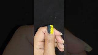 Using toothpick 💅🖤💛#youtubeshorts#youtube#nailart#nailtutorial#easy