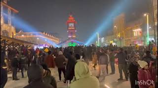 New Year celebrations at #lalchowk #srinagar