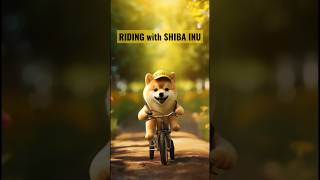 RIDING WITH SHIBA INU | #dog  #puppy #shorts #viral #trending #short #youtubeshorts #cute #cutedog