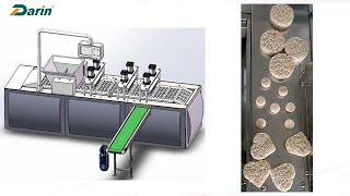 How It's Made Rice Round Cake/Heart Shape Cereal Bar Former/Drop-shaped Cereal Bar Making Machine