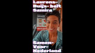 Laurens belt met Samira van Samen voor Nederland